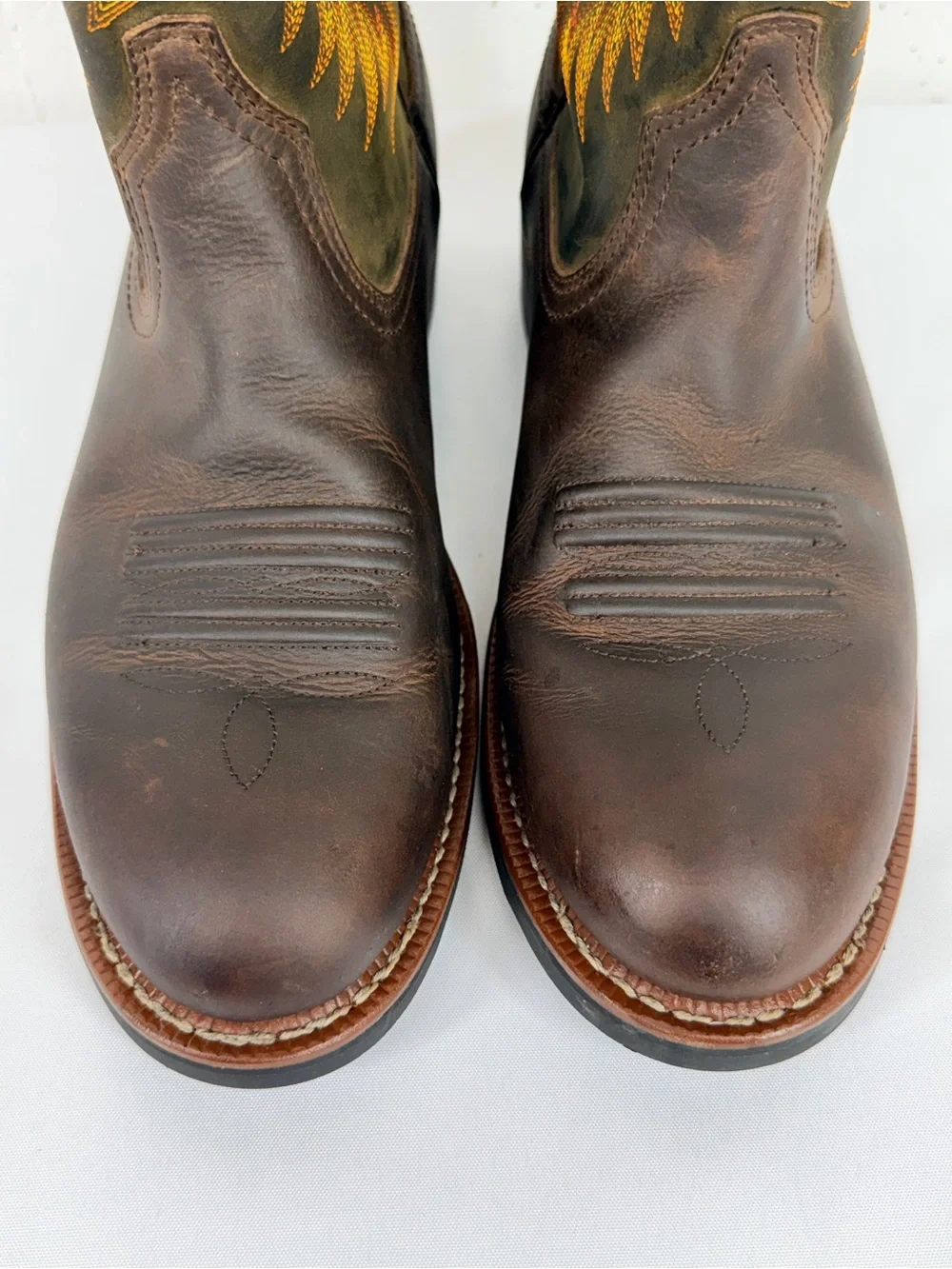 Ariat Men’s Size 11 D Sierra Brown Waterproof Western Pull On Boots